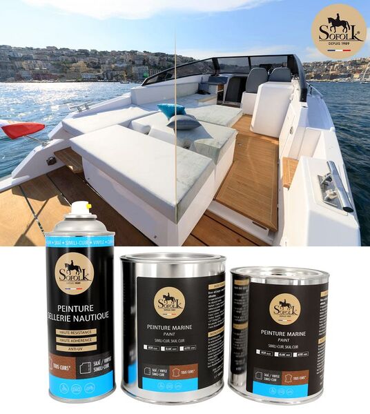 VERNICE PER RIVESTIMENTI NAUTICI IN SIMILPELLE E VINILE - Foto 4